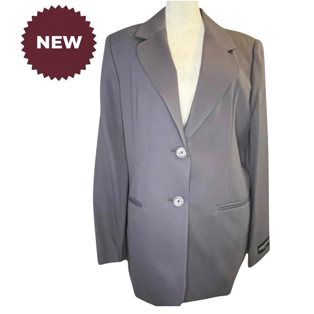 Active Seller! NWT Vintage Koret Women's Gray Blazer